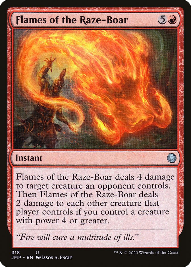 Flames of the Raze-Boar [Jumpstart] | Good Games Morley