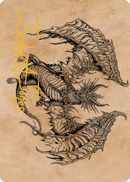 Ganax, Astral Hunter Art Card (Gold-Stamped Signature) [Commander Legends: Battle for Baldur's Gate Art Series] | Good Games Morley