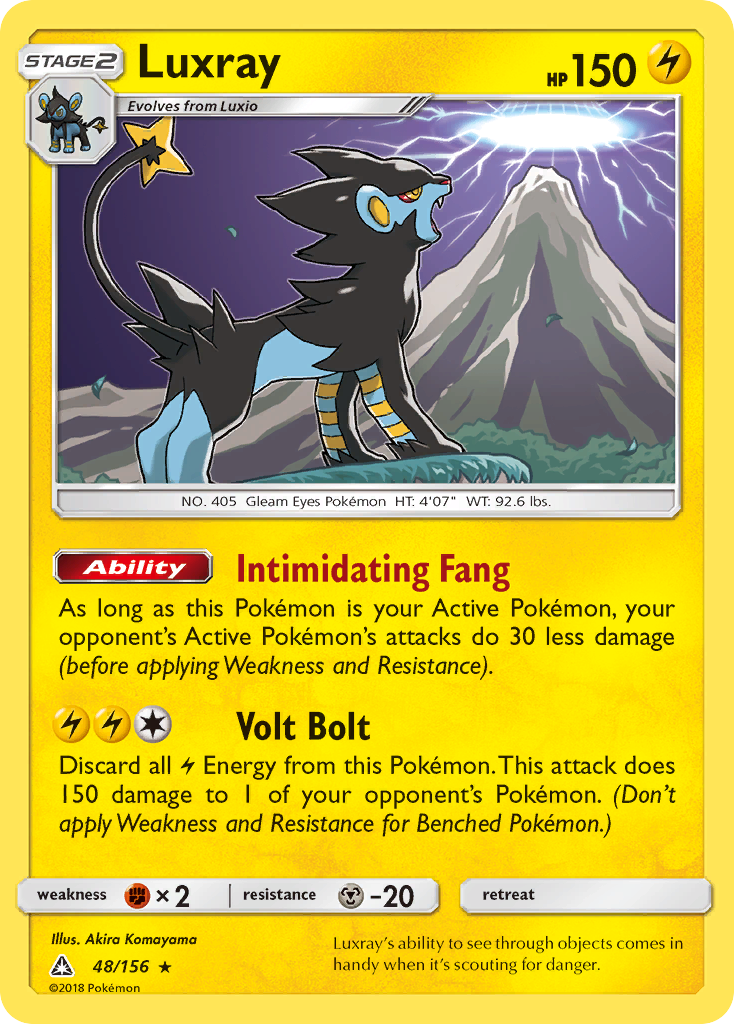 Luxray (48/156) [Sun & Moon: Ultra Prism] | Good Games Morley