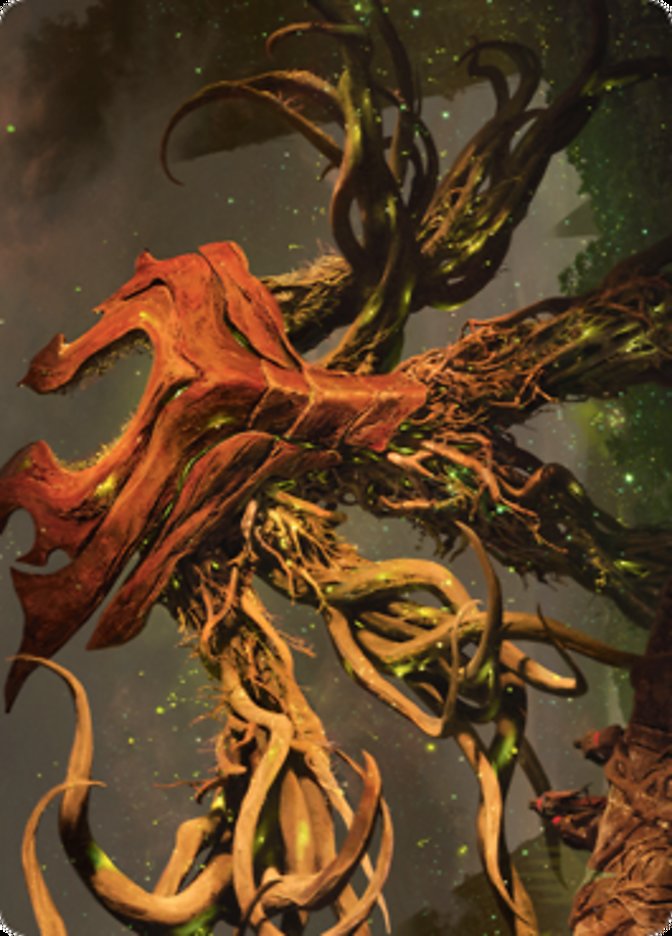 Ashaya, Soul of the Wild Art Card (Gold-Stamped Signature) [Zendikar Rising Art Series] | Good Games Morley