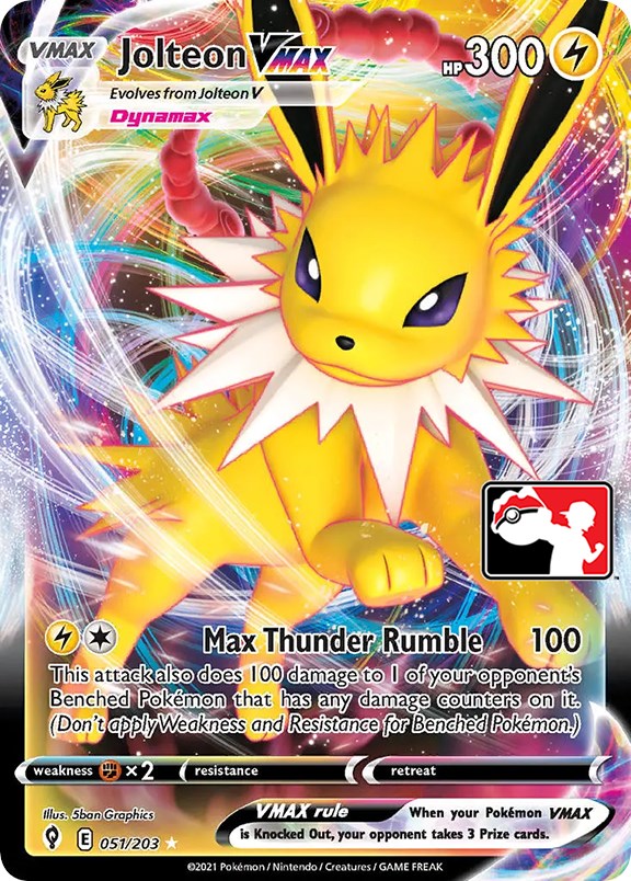 Jolteon VMAX (051/203) [Prize Pack Series One] | Good Games Morley