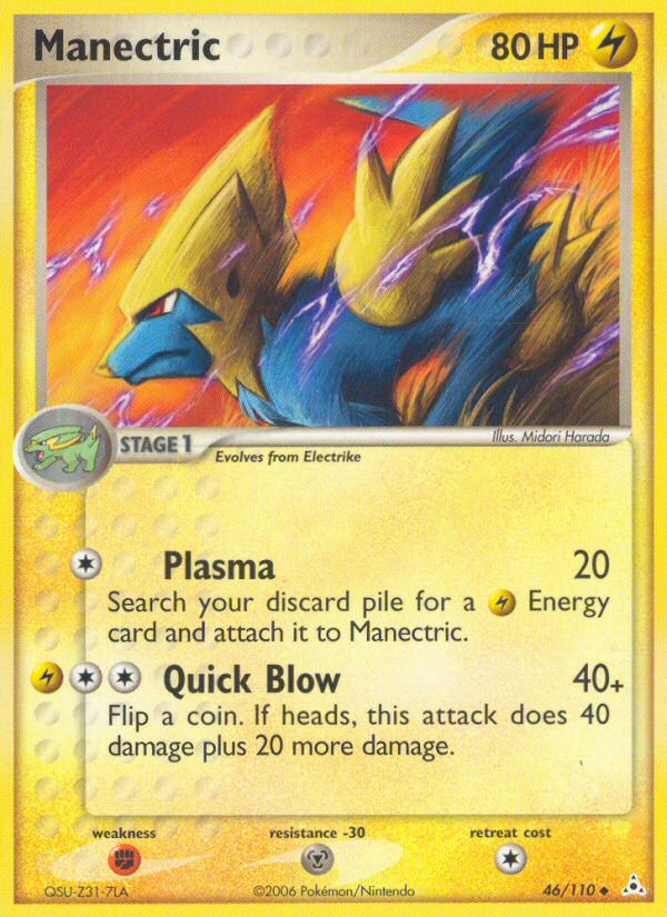 Manectric (46/110) [EX: Holon Phantoms] | Good Games Morley