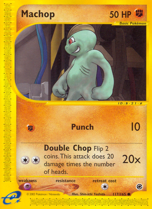 Machop (117/165) [Expedition: Base Set] | Good Games Morley