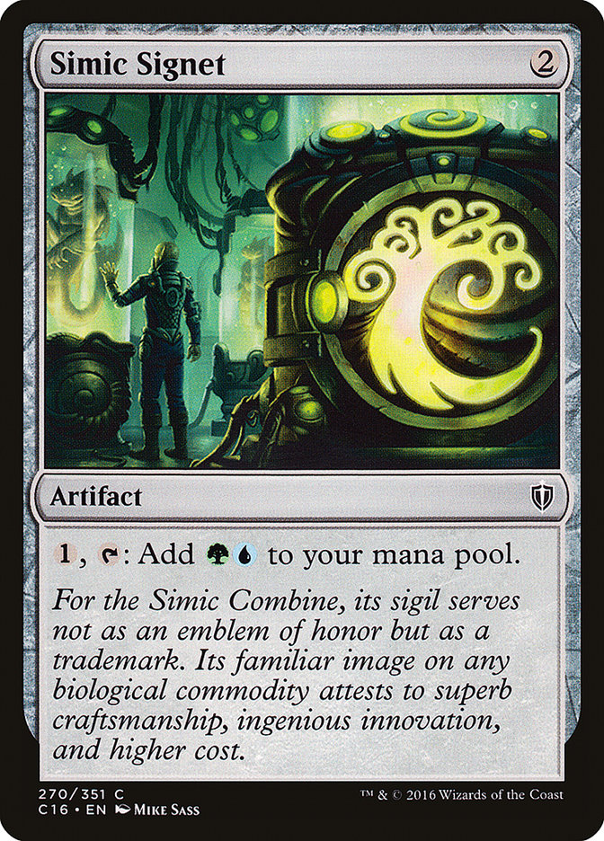 Simic Signet [Commander 2016] | Good Games Morley