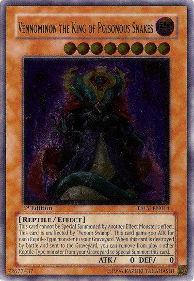 Vennominon the King of Poisonous Snakes [TAEV-EN014] Ultimate Rare | Good Games Morley