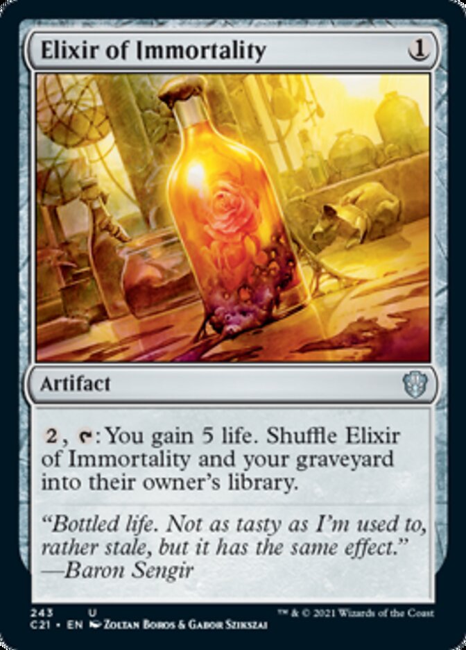 Elixir of Immortality [Commander 2021] | Good Games Morley