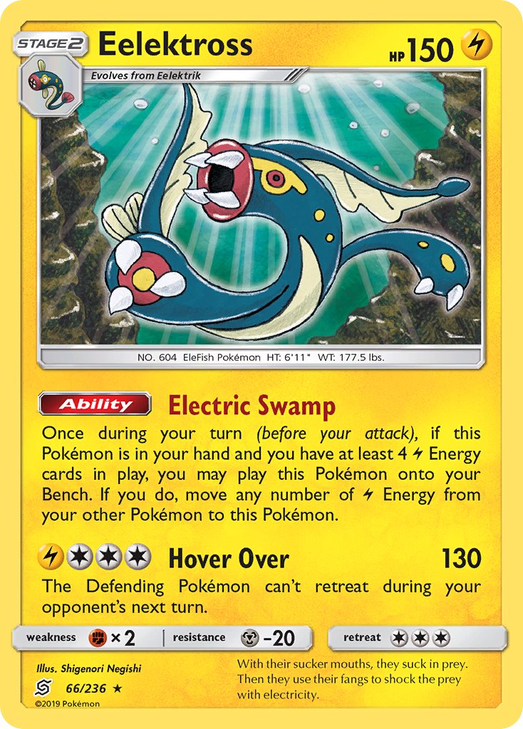 Eelektross (66/236) (Theme Deck Exclusive) [Sun & Moon: Unified Minds] | Good Games Morley