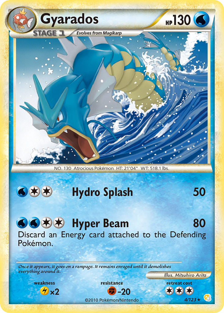 Gyarados (4/123) [HeartGold & SoulSilver: Base Set] | Good Games Morley