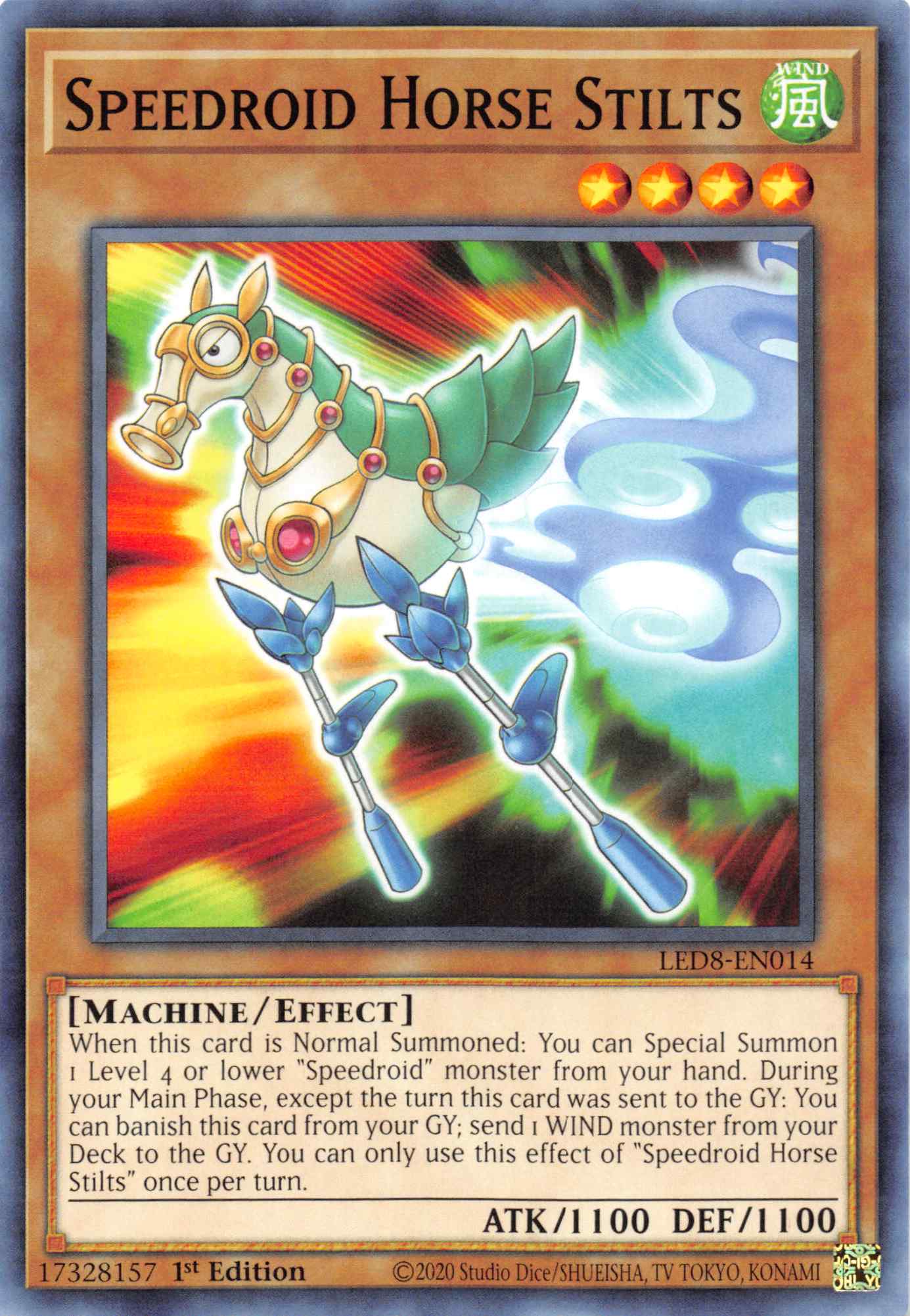 Speedroid Horse Stilts [LED8-EN014] Common | Good Games Morley
