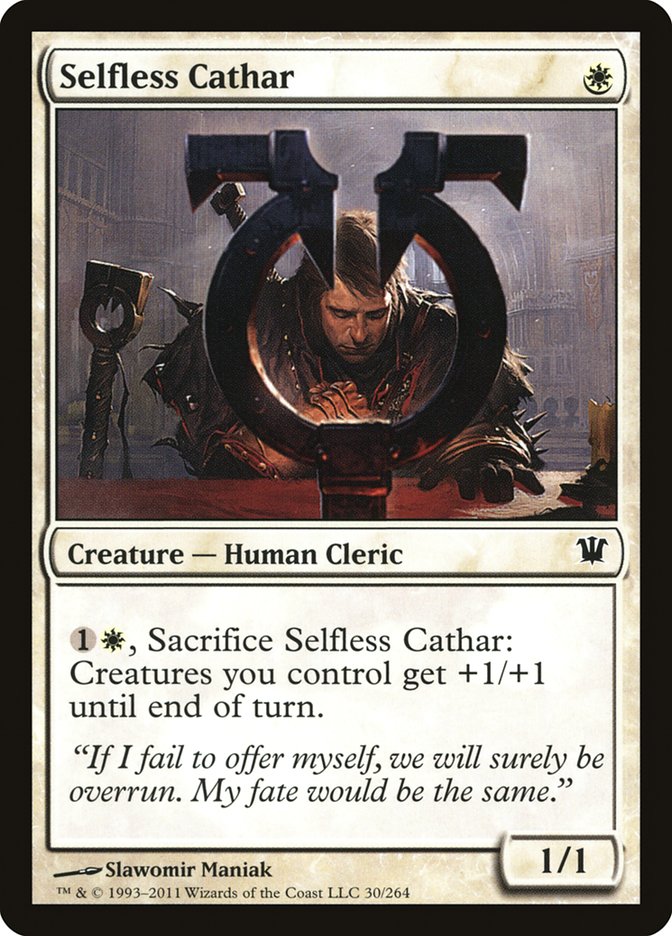 Selfless Cathar [Innistrad] | Good Games Morley