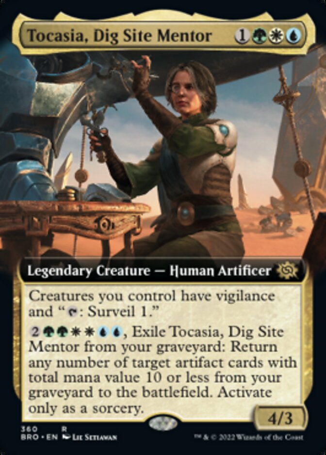 Tocasia, Dig Site Mentor (Extended Art) [The Brothers' War] | Good Games Morley