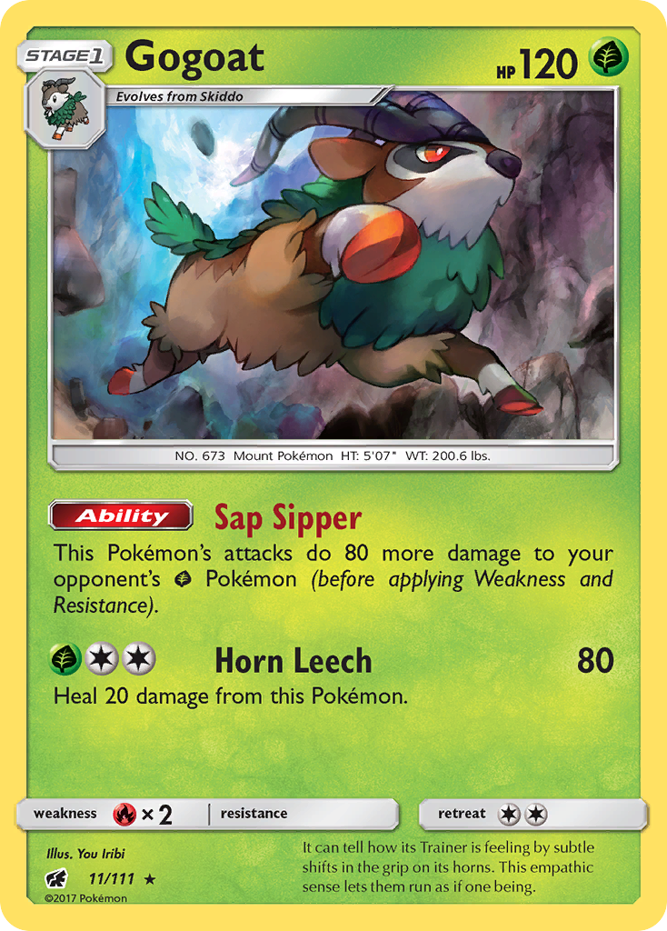 Gogoat (11/111) [Sun & Moon: Crimson Invasion] | Good Games Morley