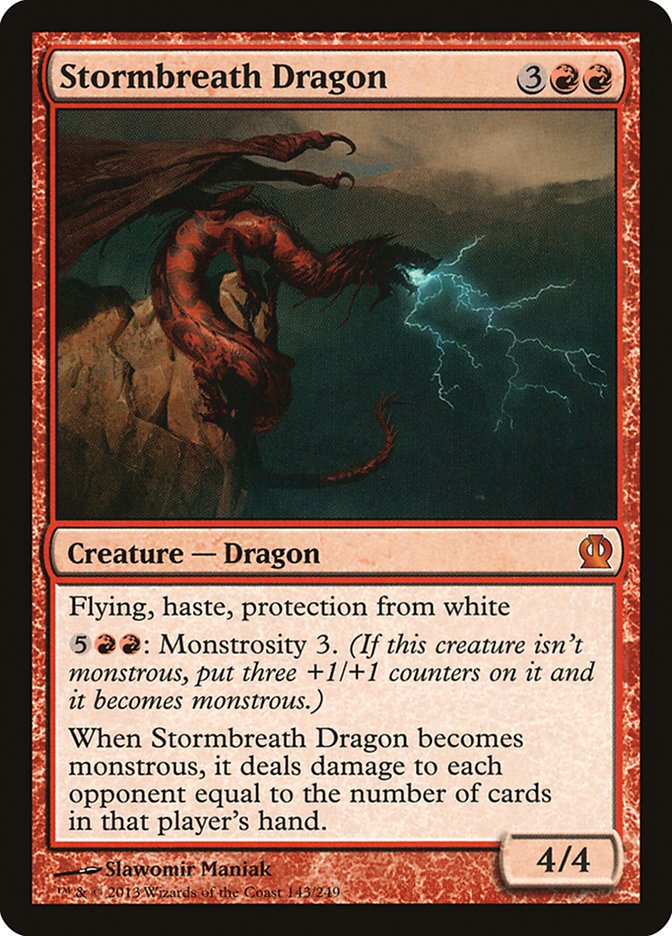 Stormbreath Dragon [Theros] | Good Games Morley