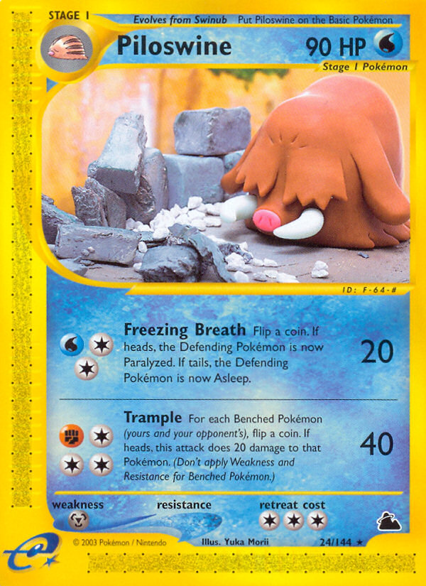 Piloswine (24/144) [Skyridge] | Good Games Morley