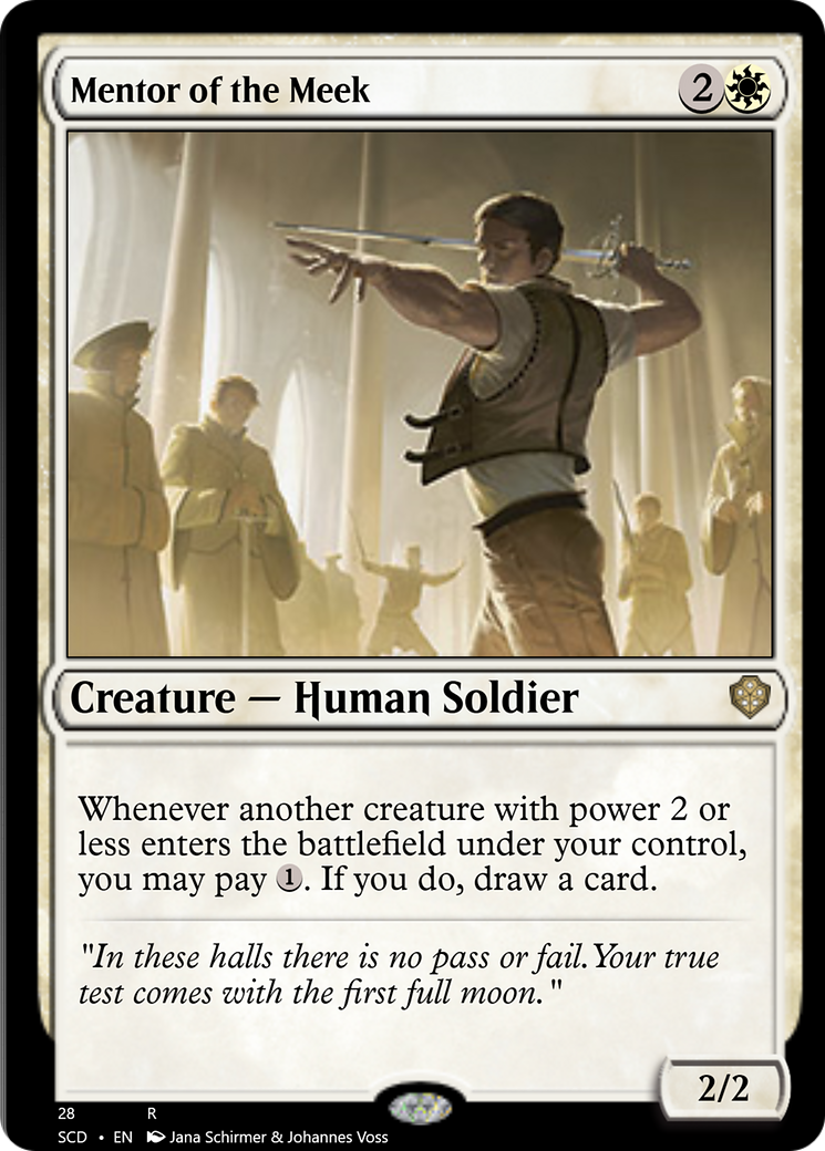 Mentor of the Meek [Starter Commander Decks] | Good Games Morley