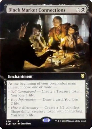 Black Market Connections (Extended Art) [Commander Legends: Battle for Baldur's Gate] | Good Games Morley