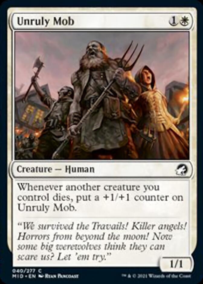 Unruly Mob [Innistrad: Midnight Hunt] | Good Games Morley