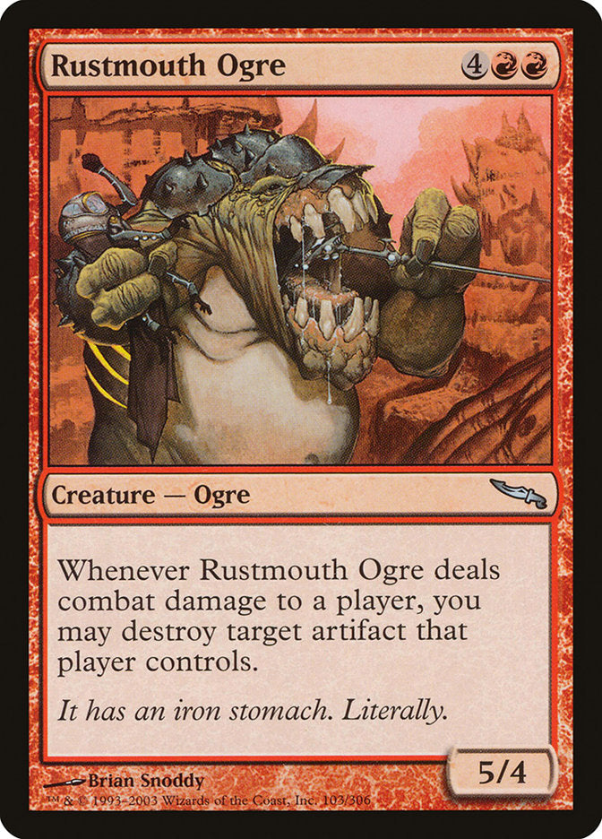 Rustmouth Ogre [Mirrodin] | Good Games Morley