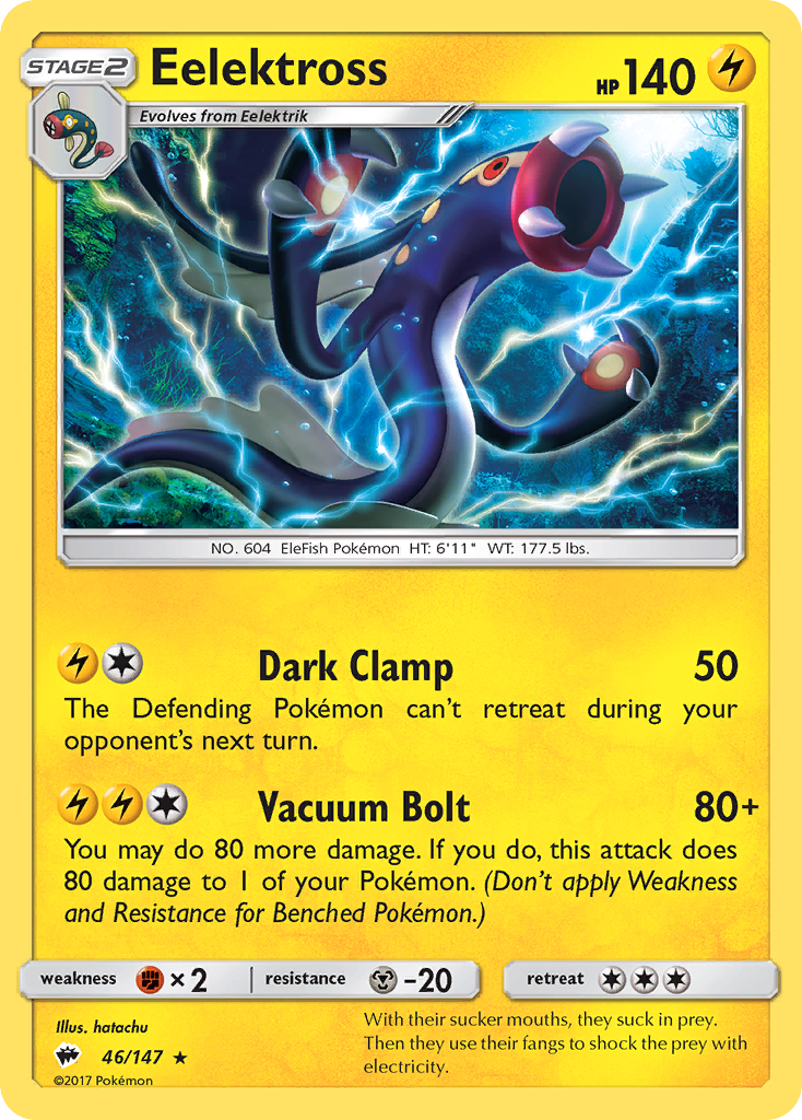 Eelektross (46/147) [Sun & Moon: Burning Shadows] | Good Games Morley