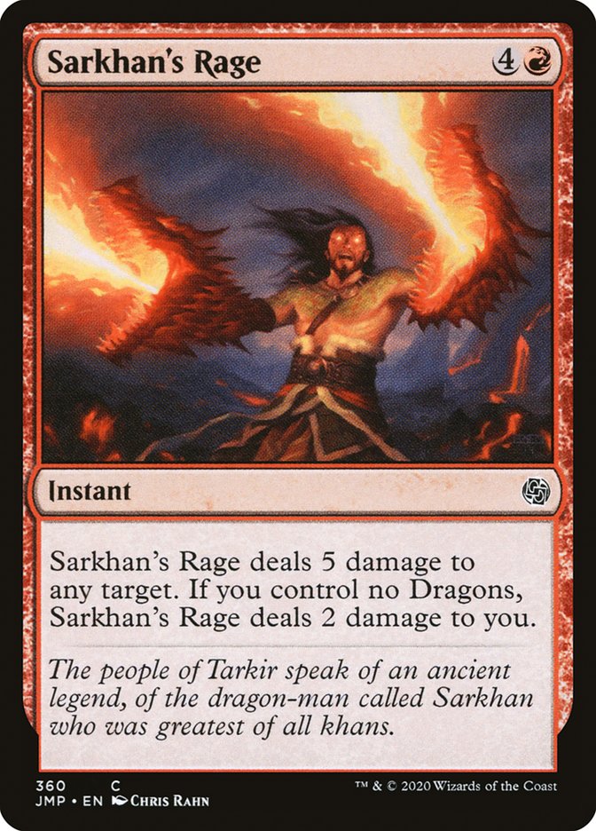 Sarkhan's Rage [Jumpstart] | Good Games Morley