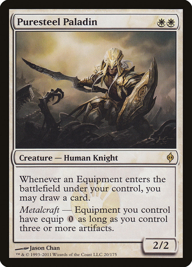 Puresteel Paladin [New Phyrexia] | Good Games Morley