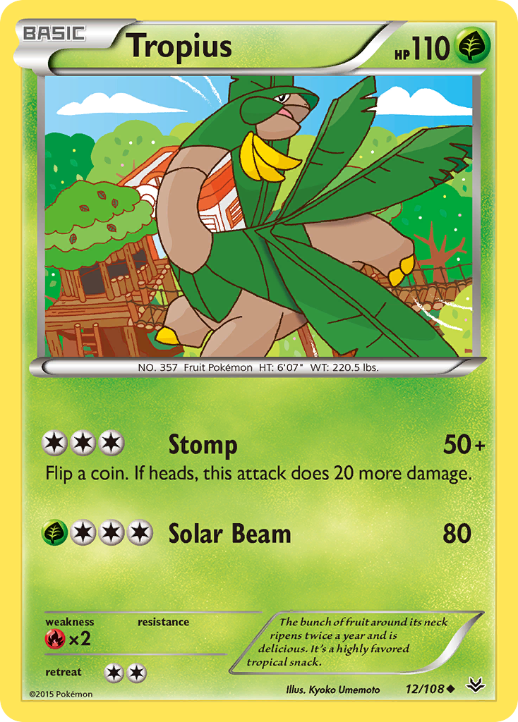 Tropius (12/108) [XY: Roaring Skies] | Good Games Morley
