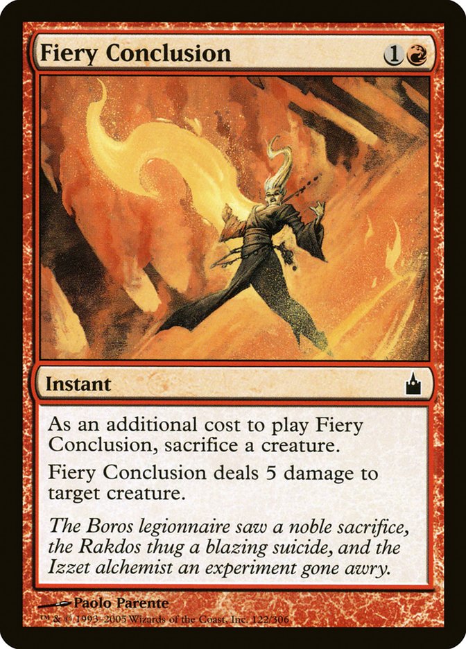 Fiery Conclusion [Ravnica: City of Guilds] | Good Games Morley
