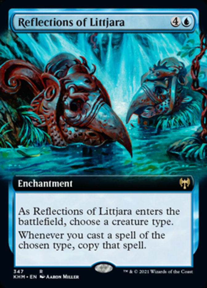 Reflections of Littjara (Extended Art) [Kaldheim] | Good Games Morley