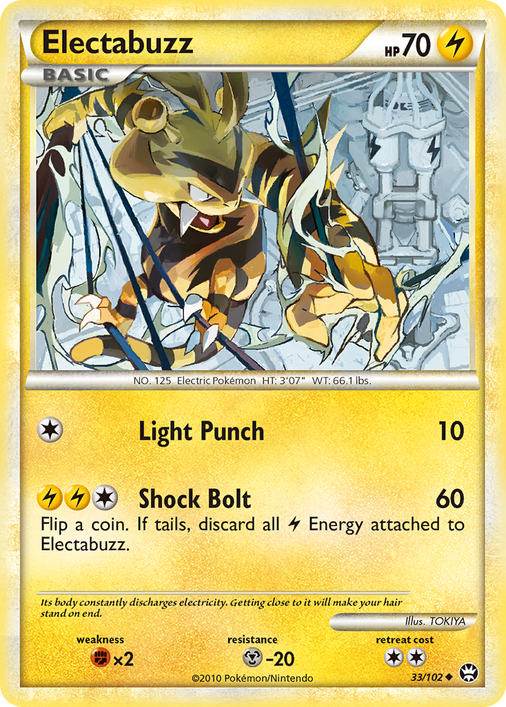Electabuzz (33/102) [HeartGold & SoulSilver: Triumphant] | Good Games Morley