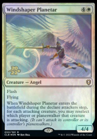 Windshaper Planetar [Commander Legends: Battle for Baldur's Gate Prerelease Promos] | Good Games Morley