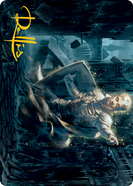 Dennick, Pious Apparition Art Card (Gold-Stamped Signature) [Innistrad: Midnight Hunt Art Series] | Good Games Morley