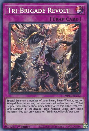 Tri-Brigade Revolt [MP21-EN212] Prismatic Secret Rare | Good Games Morley