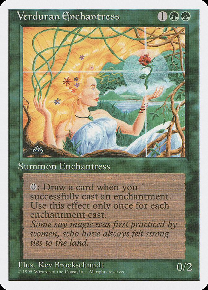 Verduran Enchantress [Fourth Edition] | Good Games Morley
