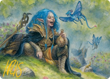 Feywild Trickster Art Card (Gold-Stamped Signature) [Dungeons & Dragons: Adventures in the Forgotten Realms Art Series] | Good Games Morley
