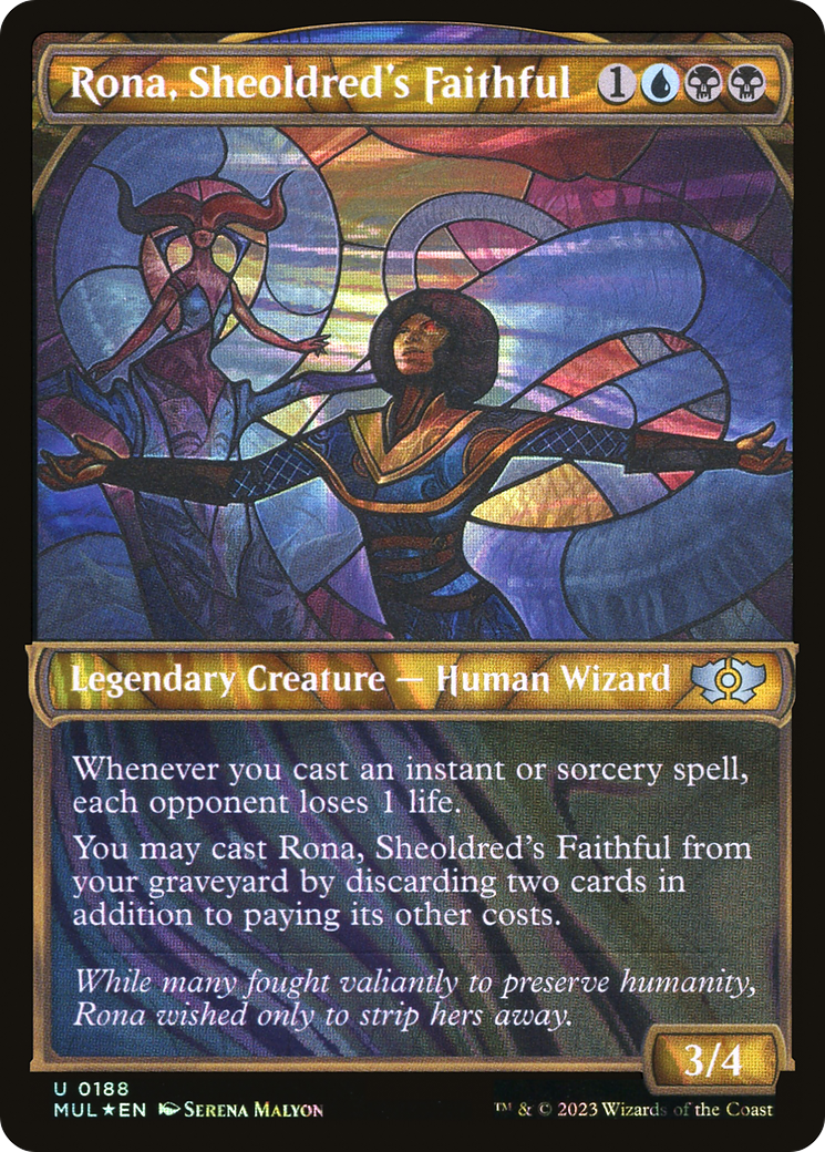 Rona, Sheoldred's Faithful (Halo Foil) [Multiverse Legends] | Good Games Morley