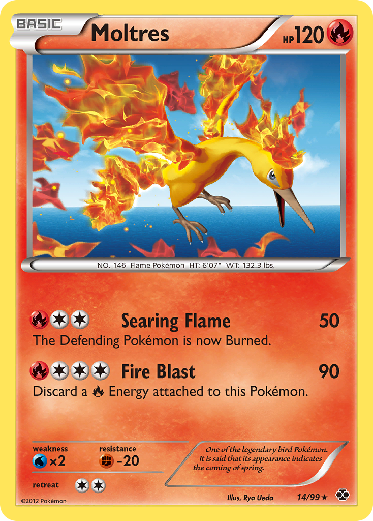 Moltres (14/99) [Black & White: Next Destinies] | Good Games Morley