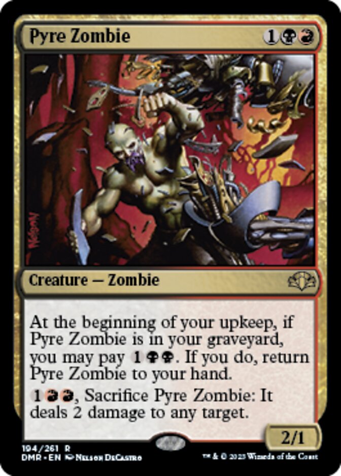 Pyre Zombie [Dominaria Remastered] | Good Games Morley