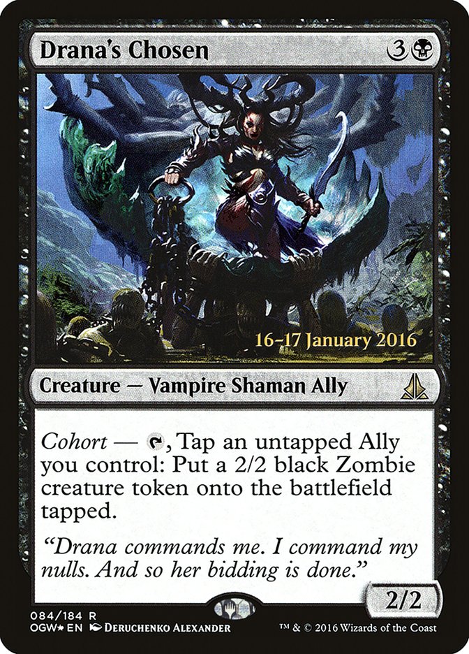 Drana's Chosen [Oath of the Gatewatch Prerelease Promos] | Good Games Morley