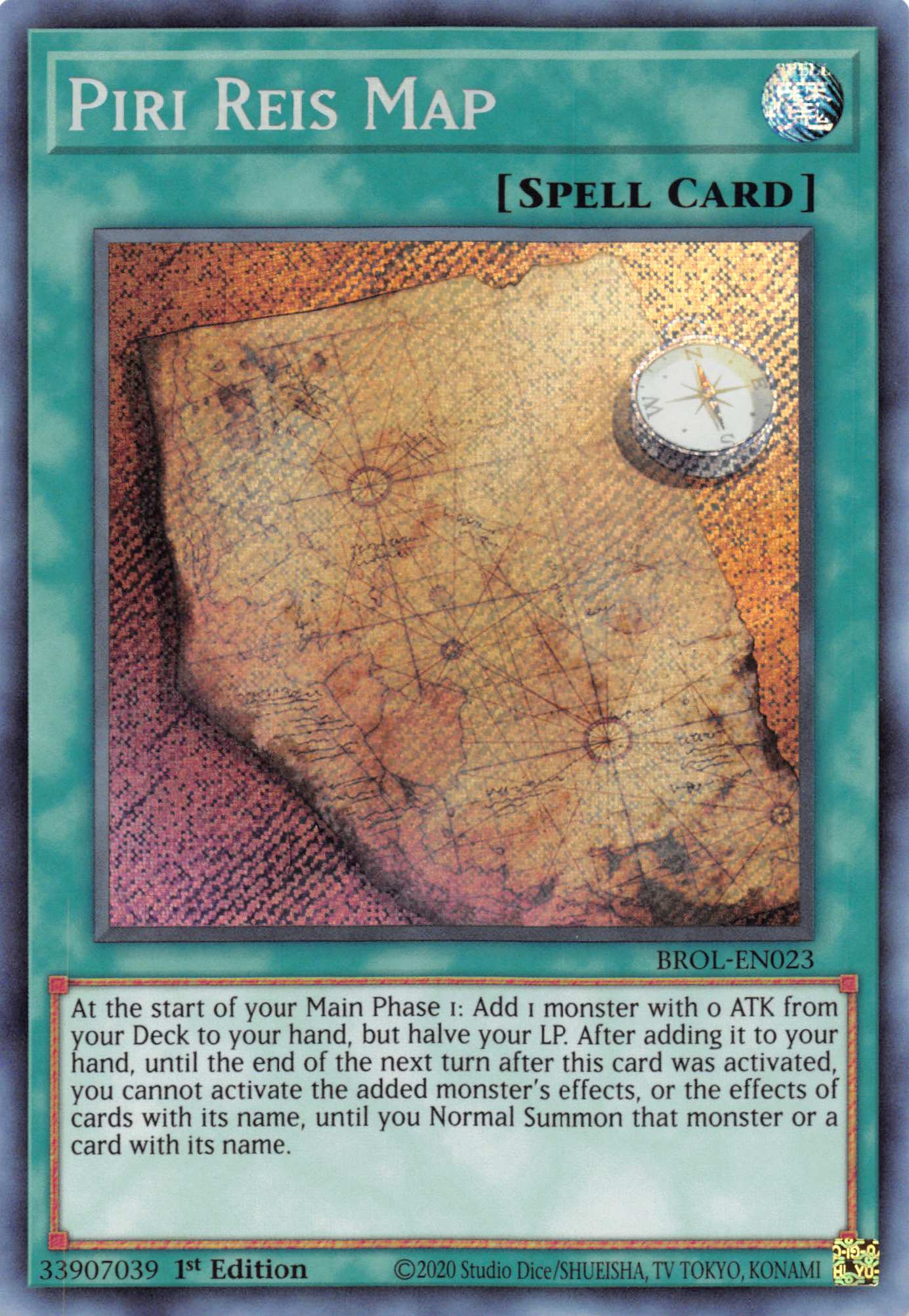 Piri Reis Map [BROL-EN023] Secret Rare | Good Games Morley