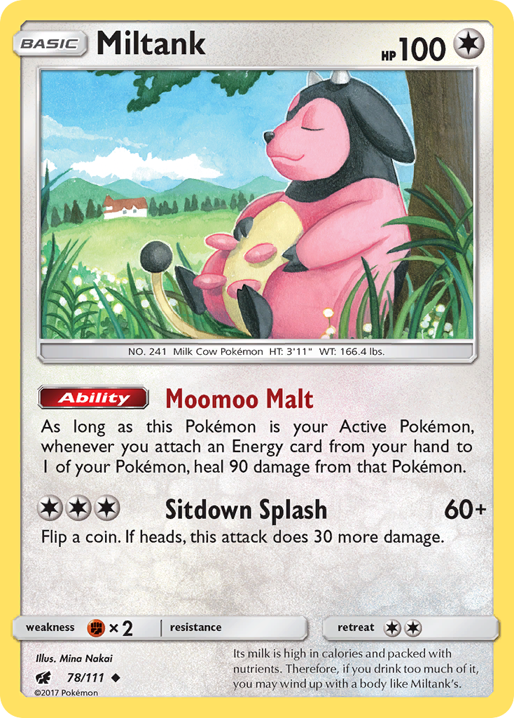 Miltank (78/111) [Sun & Moon: Crimson Invasion] | Good Games Morley