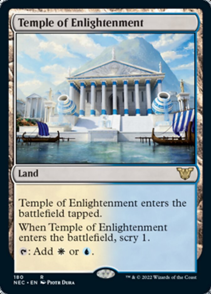 Temple of Enlightenment [Kamigawa: Neon Dynasty Commander] | Good Games Morley