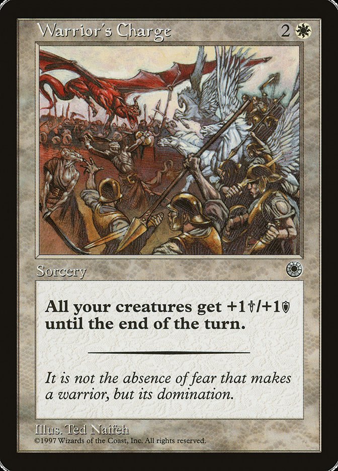 Warrior's Charge (With Flavor Text) [Portal] | Good Games Morley