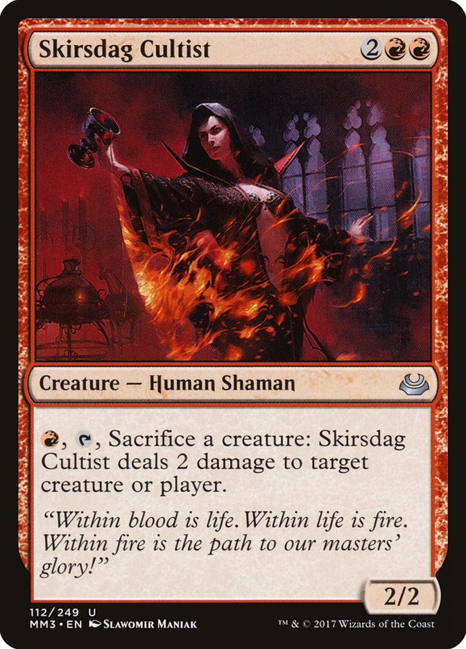 Skirsdag Cultist [Modern Masters 2017] | Good Games Morley