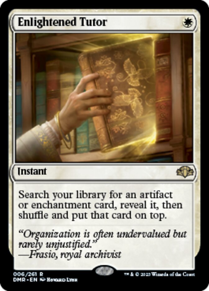 Enlightened Tutor [Dominaria Remastered] | Good Games Morley