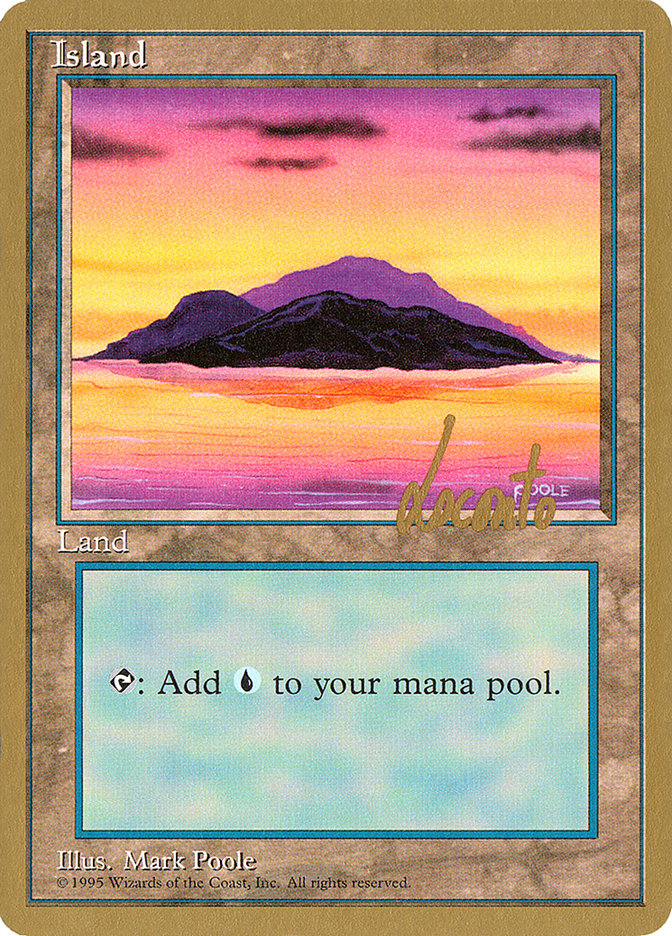 Island (ml368) (Michael Loconto) [Pro Tour Collector Set] | Good Games Morley
