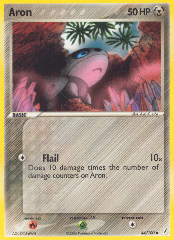 Aron (44/100) [EX: Crystal Guardians] | Good Games Morley
