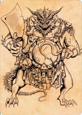Thrakkus the Butcher Art Card [Commander Legends: Battle for Baldur's Gate Art Series] | Good Games Morley
