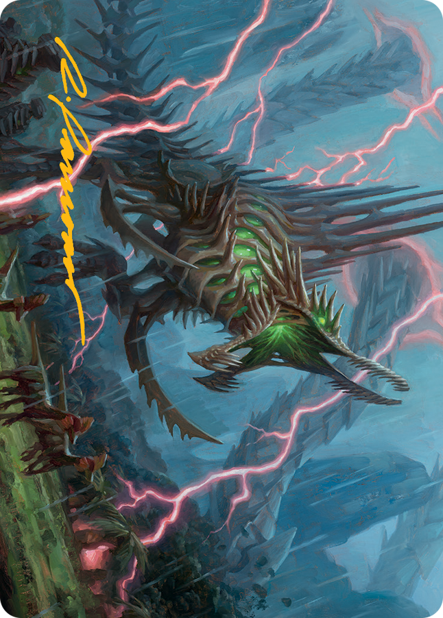 Etali, Primal Sickness Art Card (Gold-Stamped Signature) [March of the Machine Art Series] | Good Games Morley