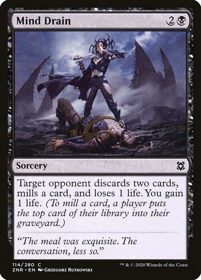Mind Drain [Zendikar Rising] | Good Games Morley