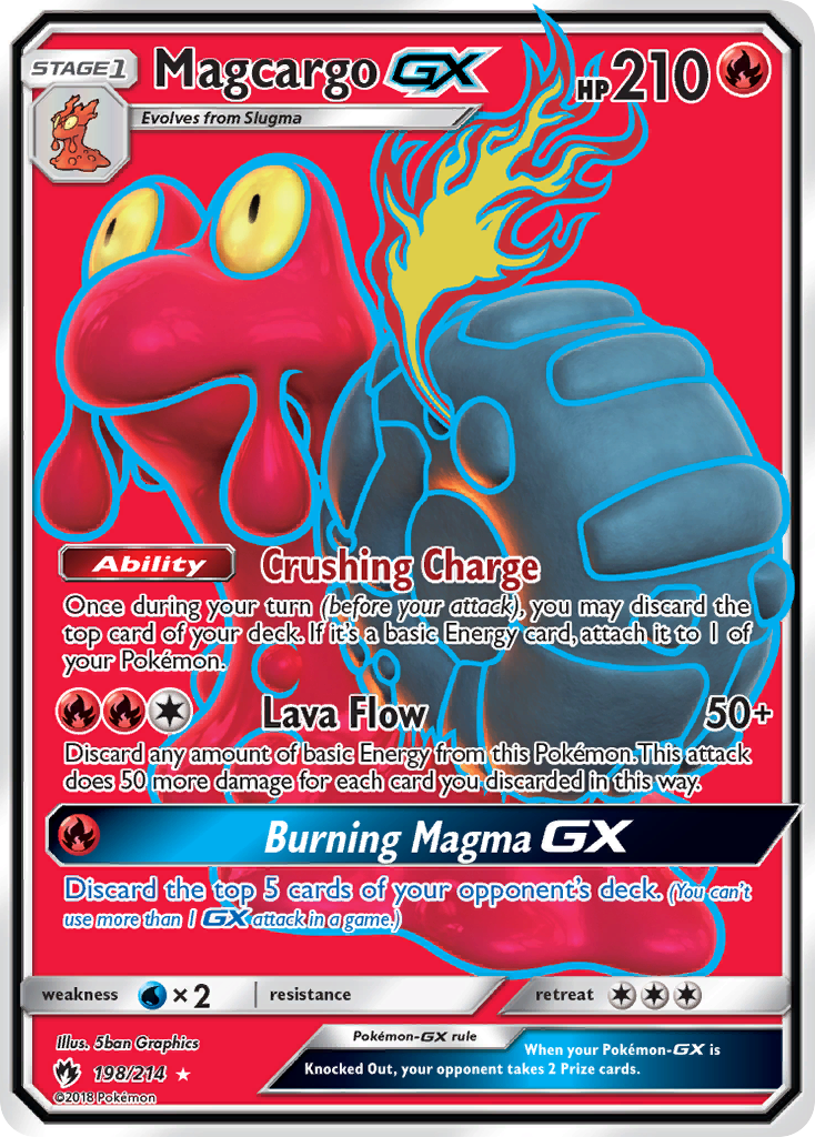 Magcargo GX (198/214) [Sun & Moon: Lost Thunder] | Good Games Morley